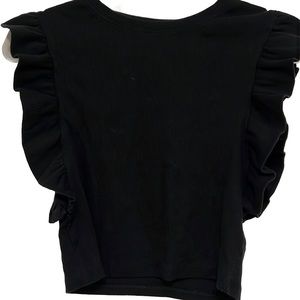 Black Zara top size Medium